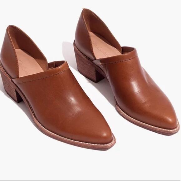 Madewell The Brady English Saddle‎ Leather Lowcut Bootie - Picture 1 of 6